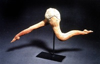 A leaping lady's legs, 1950–1950