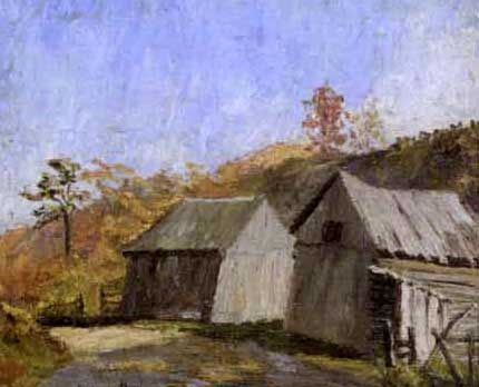Barns Near Lexington Virginia By Hildegarde Hume Hamilton On Artnet