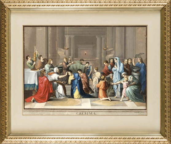 Die Heilige Kommunion After Nicolas Poussins By Anonymous Italian 18 19 On Artnet