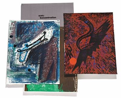Erste Konzentration Mappe Iii Portfolio Of 12 By Georg Baselitz On Artnet