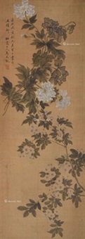 花卉 立轴