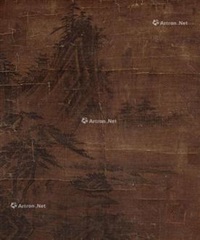 山水 镜心
