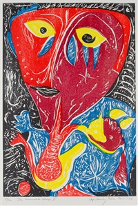 Den himmelskte Drage V-VII (portfolio of 3), 1978