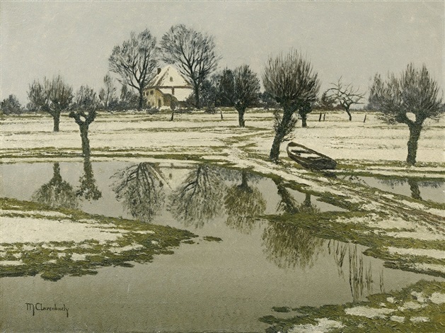 Haus Werth In Wittlaer By Maximilien Max Clarenbach On Artnet