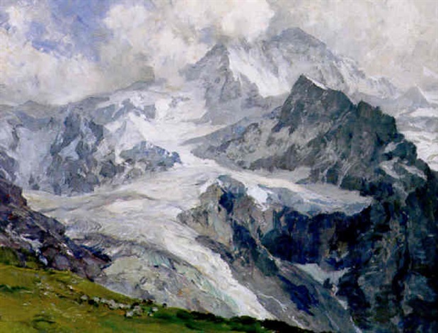 Jungfrau Von Kleiner Scheidegg By Edward Harrison Compton On Artnet