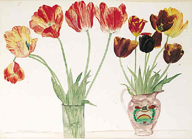 Two Vases Of Tulips By Elizabeth Violet Blackadder On Artnet