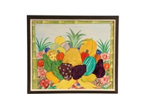Still Life with Fruit, with Sugarcane Surround Still Life with Fruit, with Sugarcane Surround
