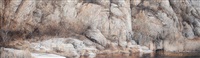 百泉山系列之——隔江山色 (Landscape), 2011