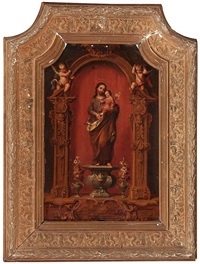 Inmaculada y San José con el Niño (pair)