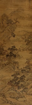 松山溪居图