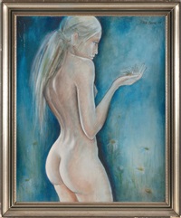 Nude With Daisy, A Portrait Of The Artist's..., 1971 Nude With Daisy, A Portrait Of The Artist's..., 1971