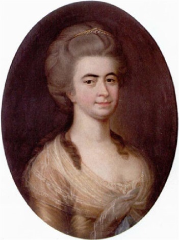 Portræt af Frederikke Juliane Louise by Christian