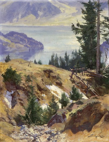 Blick Von Romiti Felsentor Auf Vitznauer Nase By Jacques Matthias Schenker On Artnet