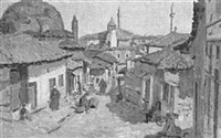Blick auf Prülep in Mazedonien, 1918–1918