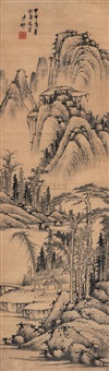 松溪山居图 (Landscape), 1644