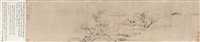水村图 手卷 水墨纸本, 1583