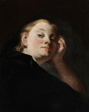 Portrait Einer Jungen Frau By Giulia Lisalba Lama On Artnet