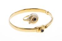 Ensemble d'une bague et d'un bracelet (set of 2)