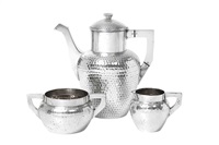 A Three-Piece Danish Silver..., 1904–1908