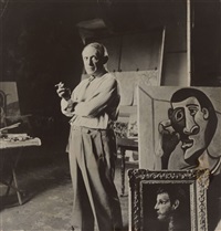 Picasso in his Studio, Rue des Grands..., 1944 Picasso in his Studio, Rue des Grands..., 1944