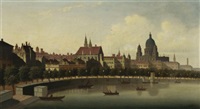 Uferpromenade einer polnischen Stadt, 1878 Uferpromenade einer polnischen Stadt, 1878