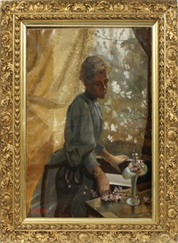 WOMAN AT THE WINDOW, 1891