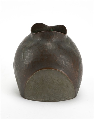 A Harry Dixon Hammered Copper Vase By Harry Dixon On Artnet