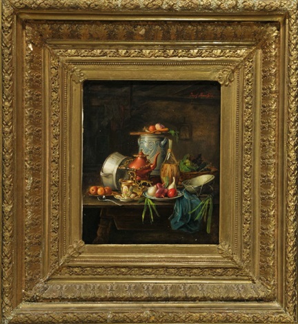 Stillleben Mit Kuchenutensilien Und Fruchten By Josef Mansfeld On Artnet