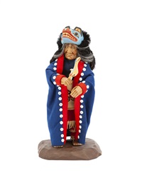 Tlingit Chief with Bear Headress