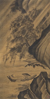 风雨归舟