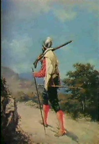 GENFER MUSKETIER AUS DER ZEIT DER ESCALADE..., 1878