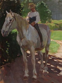 Reiter zu Pferde, 1920
