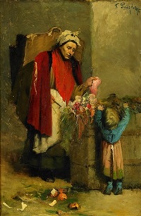 Blomsterförsäljerska, 1876