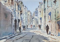 Scorcio di paese, 1935