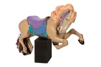ANTIQUE AMERICAN PAINTED CAROUSEL HORSE, 1900–1925
