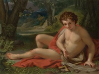 John the Baptist in a landscape, 1755 John the Baptist in a landscape, 1755