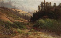 Rolling hills, thought to be Marin County Rolling hills, thought to be Marin County