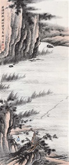 波塘烟树