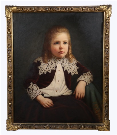Young Boy In Little Lord Fauntleroy Lace Trimmed Costume By Harry Ives Thompson On Artnet