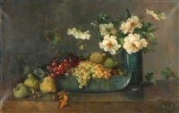 Stillleben mit Blumen und Früchten, 1909