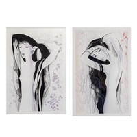 Awakening; Girl with Raven Hair, 1981