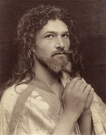 Self-portrait as Jesus by Baron Wilhelm von Gloeden on artnet