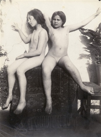Two Nude Girls By Guglielmo Von Pluschow Two Nude Girls By Guglielmo Von Pluschow