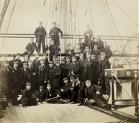 Group portrait of the officers and cadets of , 1866 Group portrait of the officers and cadets of , 1866
