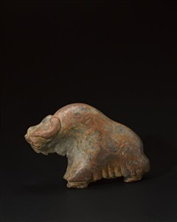 A substantial musk ox