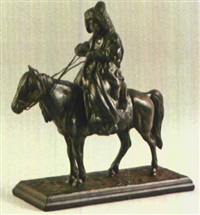 Kirgisischer Reiter mit Fellmütze, 1872 Kirgisischer Reiter mit Fellmütze, 1872