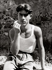 Portrait of a young Sicilian man, 1950