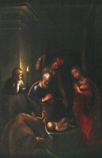 Anbetung des Kindes im Schein einer Fackel, 1530 Anbetung des Kindes im Schein einer Fackel, 1530
