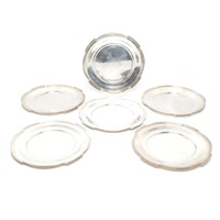 SIX WALLACE WASHINGTON PATTERN STERLING SILVER...