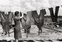 Mrs. Foster Hanging up her Husband's..., 1938